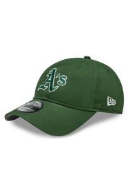 New Era Czapka Team Script 920 Athletics 60364224 Khaki. Brązowe czapki z daszkiem New Era, bez wzorów, z bawełny. Za 149.99 zł.