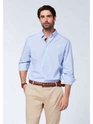 Polo Sylt Koszula - Regular fit - w kolorze błękitno-białym rozmiar: S. Białe koszule Polo Sylt, s, bez wzorów, z bawełny, bez kołnierzyka, bez ramiączek. Za 115.95 zł.