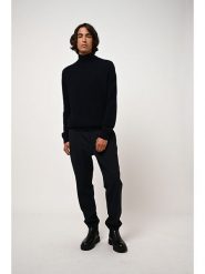 AUTHENTIC CASHMERE Kaszmirowy golf "Bange" w kolorze granatowym rozmiar: XL. Niebieskie golfy AUTHENTIC CASHMERE, xl, bez wzorów, z kaszmiru, bez ramiączek. Za 434.99 zł.