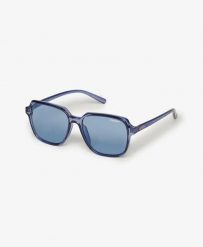 Superdry Oversized Square Okulary przeciwsłoneczne Indigo Blue / niebieskie. Niebieskie okulary przeciwsłoneczne Superdry. Za 226.10 zł.