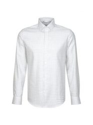 Seidensticker Koszula 01.642600 Biały Slim Fit. Białe koszule Seidensticker, m, bez wzorów, z bawełny, bez kołnierzyka, bez ramiączek. Za 219.99 zł.