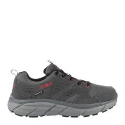 Buty turystyczne męskie CMP KAMSEL LOW ze skóry zamszowej. Czarne buty turystyczne CMP, bez wzorów, ze skóry, bez zapięcia. W wyprzedaży za 299.99 zł.