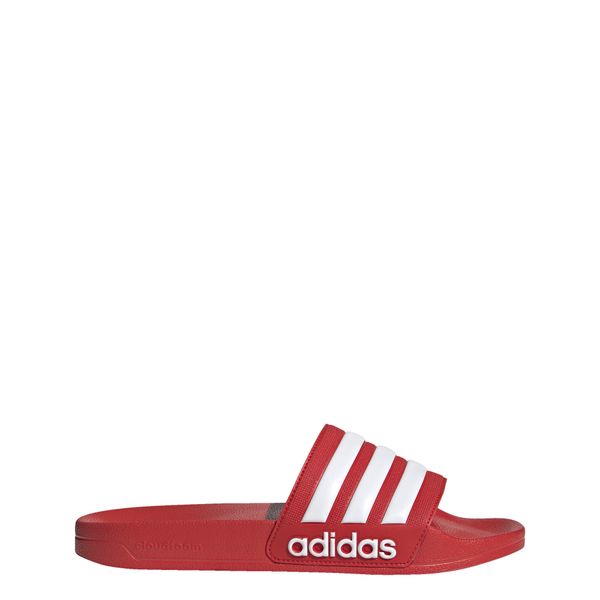 Klapki męskie basenowe Adidas ADILETTE. Białe klapki Adidas, z materiału. Za 119.00 zł.