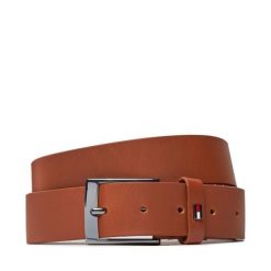 Pasek Męski Tommy Hilfiger. Brązowe paski Tommy Hilfiger, bez wzorów. Za 109.99 zł.
