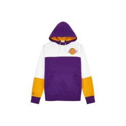 Bluza z kapturem Fusion fleece 2.0 Los Angeles Lakers. Białe bluzy z kapturem Mitchell & Ness, bez wzorów, z kapturem. Za 324.50 zł.