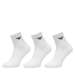 Skarpety krótkie Emporio Armani Underwear. Białe skarpety Emporio Armani Underwear, bez wzorów. Za 129.99 zł.