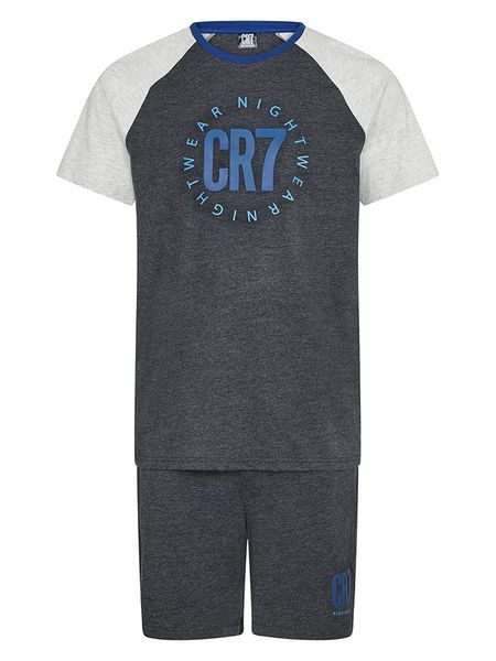 CR7 Piżama w kolorze antracytowym rozmiar: L. Czarne piżamy CR7, l, bez wzorów, z bawełny, bez ramiączek. Za 109.00 zł.