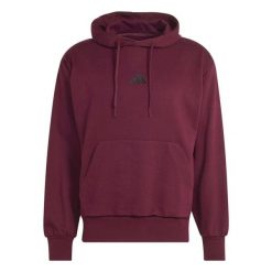 Bluza Adidas Sport M Feelcozy Hd Dorośli. Czerwone bluzy z kapturem Adidas, m, bez wzorów, z bawełny, z kapturem. Za 296.99 zł.