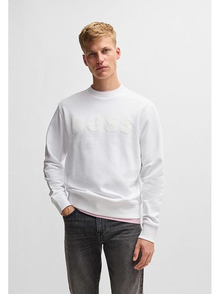 Hugo Boss Underwear Bluza w kolorze białym rozmiar: S. Białe bluzy Hugo Boss Underwear, s, bez wzorów, z bawełny, bez kaptura. Za 344.95 zł.