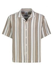 Eight2Nine Koszula w kolorze jasnobrązowo-białym rozmiar: S. Brązowe koszule Eight2Nine, s, bez wzorów, bez kołnierzyka, bez ramiączek. Za 86.99 zł.