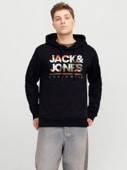 Jack & Jones Bluza "Luke" w kolorze czarnym rozmiar: XL. Czarne bluzy z kapturem Jack & Jones, xl, bez wzorów, z kapturem. Za 135.49 zł.
