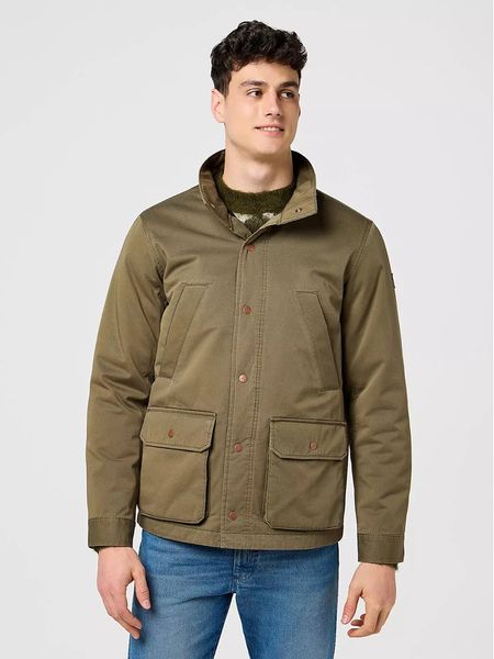 Wrangler Kurtka przejściowa w kolorze khaki rozmiar: L. Brązowe kurtki Wrangler, l, bez wzorów, bez kaptura. Za 337.95 zł.