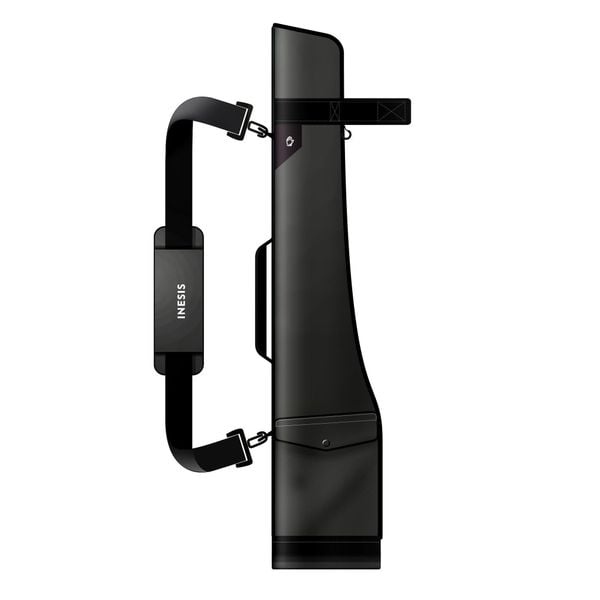 Torba do golfa treningowa Inesis. Czarne torby na ramię INESIS, bez wzorów, z materiału, na ramię, bez dodatków. Za 119.99 zł.