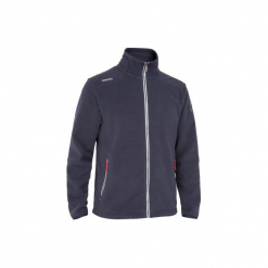 Polar żeglarski RACE męski. Niebieskie bluzy z polaru marki TRIBORD, z materiału. W wyprzedaży za 59.99 zł.
