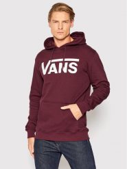 Vans Bluza VN0A456B Bordowy Regular Fit. Czerwone bluzy Vans, m, bez wzorów, z bawełny, bez kaptura. Za 179.99 zł.