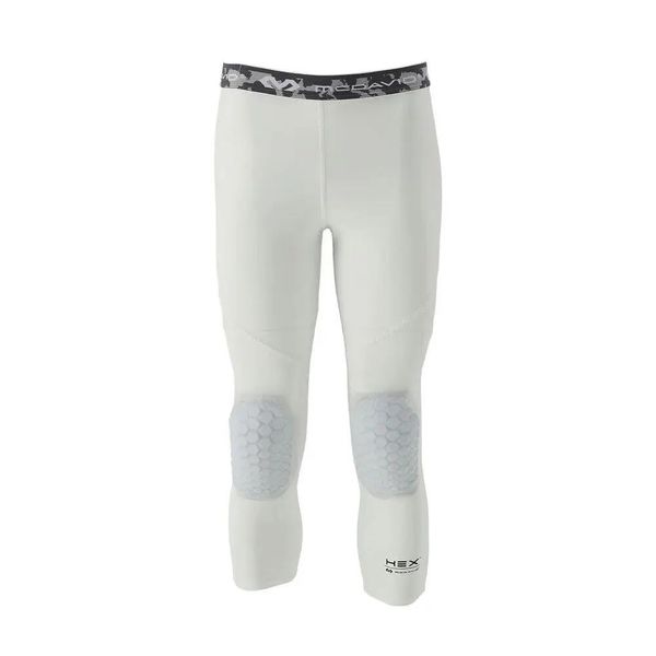 Legginsy 3/4 z nakolannikami McDavid Hex. Białe legginsy długie sportowe MCDAVID, s, bez wzorów, z materiału, na fitness i siłownię. Za 304.00 zł.