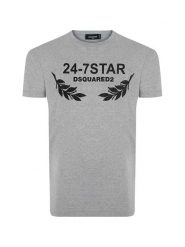 Dsquared² T-shirt w kolorze szarym rozmiar: XXL. Szare bezrękawniki Dsquared2, xxl, bez wzorów, z bawełny, bez kołnierzyka, bez ramiączek. Za 134.85 zł.