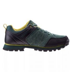 Buty Elbrus Namal V M 92800490719 zielone. Zielone buty turystyczne bez wzorów, z gumy, przed kostkę, bez zapięcia, trekkingowe. Za 361.01 zł.
