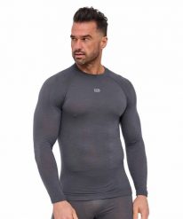 Koszulka męska z długim rękawem wełniana Brubeck ACTIVE MERINO. Zielone bielizna termoaktywna Brubeck, l, bez wzorów, z dzianiny, bez ramiączek, trekkingowe. Za 299.00 zł.