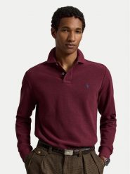 Polo Ralph Lauren Polo 710680790095 Bordowy Custom Slim Fit. Czerwone koszulki polo Polo Ralph Lauren, l, bez wzorów, z bawełny, bez kołnierzyka, bez ramiączek. Za 639.99 zł.