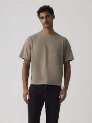 Levi's Koszulka w kolorze szarobrązowym rozmiar: XL. Brązowe bezrękawniki Levi's®, s, bez wzorów, z bawełny, bez kołnierzyka, bez ramiączek. Za 116.32 zł.