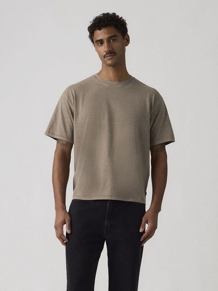 Levi's Koszulka w kolorze szarobrązowym rozmiar: XL. Brązowe bezrękawniki Levi's®, s, bez wzorów, z bawełny, bez kołnierzyka, bez ramiączek. Za 116.32 zł.
