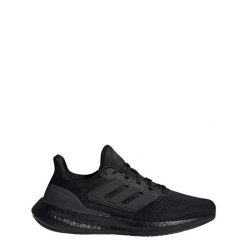 Buty Pureboost 23. Czarne buty do biegania Adidas, bez wzorów, z materiału, bez zapięcia, do biegania. Za 499.99 zł.
