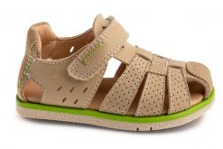 Sandały PABLOSKY 055233P Brązowy. Brązowe sandały PABLOSKY, ze skóry, bez zapięcia. Za 212.99 zł.