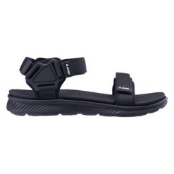 Sandały Hi-Tec Hico 92800598388 czarny czarne. Czarne sandały z poliesteru, bez zapięcia. Za 159.25 zł.