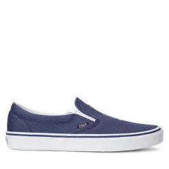 Tenisówki Polo Ralph Lauren. Niebieskie trampki Polo Ralph Lauren, m, bez wzorów, bez zapięcia. Za 259.99 zł.
