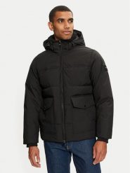 Tommy Hilfiger Kurtka zimowa Rockie MW0MW37125 Czarny Regular Fit. Czarne kurtki Tommy Hilfiger, na zimę, m, bez wzorów, z syntetyku, bez kaptura. Za 1,049.00 zł.