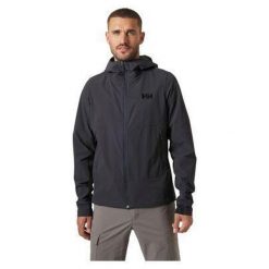 Kurtka wodoodporna z kapturem Helly Hansen Blaze. Brązowe kurtki softshell Helly Hansen, bez wzorów, z softshellu, z kapturem. Za 604.00 zł.