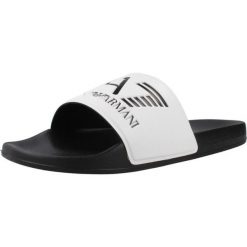Sandały EMPORIO ARMANI SCARPE BEACHWEAR Biały. Białe sandały EA7, z syntetyku, bez zapięcia. Za 170.99 zł.