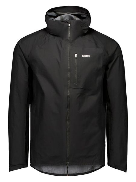 POC Kurtka przeciwdeszczowa "Motion" w kolorze czarnym rozmiar: M. Czarne kurtki outdoor i hardshell POC, m, bez wzorów, z materiału, bez kaptura. Za 420.66 zł.