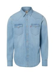 Levi's koszula dżinsowa Mężczyźni Regular Fit Bawełna niebieski, S. Niebieskie koszule Levi's®, m, bez wzorów, z bawełny, bez kołnierzyka, bez ramiączek. Za 329.95 zł.
