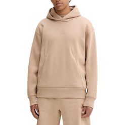 Bluza męska adidas All Szn Fleece. Brązowe bluzy Adidas, m, bez wzorów, z bawełny, bez kaptura. Za 200.99 zł.