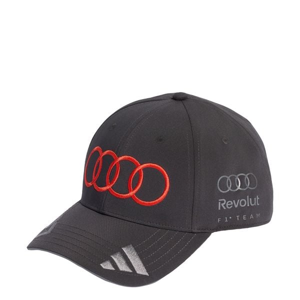 CZAPKA Z DASZKIEM AUDI REVOLUT F1 TEAM NICO HULKENBERG. Czarne czapki z daszkiem Adidas, z aplikacjami, z materiału. Za 239.00 zł.