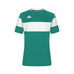 Jersey Kappa Dareto. Białe t-shirty sportowe Kappa, bez wzorów, z jersey, bez ramiączek, do piłki nożnej. Za 136.50 zł.