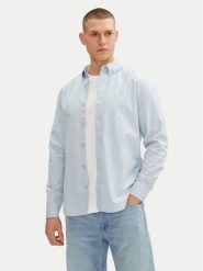 Calvin Klein Jeans Koszula LV040EM125 Błękitny Regular Fit. Niebieskie koszule Calvin Klein Jeans, m, bez wzorów, z bawełny, bez kołnierzyka, bez ramiączek. Za 229.99 zł.