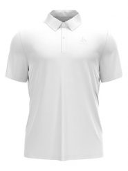 Odlo Funkcyjna koszulka polo "Cardada" w kolorze białym rozmiar: XL. Białe koszulki polo sportowe ODLO, uniwersalny, bez wzorów, z materiału, bez kołnierzyka, bez ramiączek, outdoorowe. Za 127.35 zł.