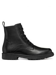 Geox Trzewiki U Lagorai + Grip B Abx U66HQC 00043 C9999 Czarny. Czarne botki sznurowane Geox, bez wzorów, bez obcasa, bez zapięcia. Za 819.99 zł.