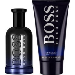 2-częściowy zestaw "Boss Bottled Night" - EDT, żel pod prysznic. Perfumy męskie marki HUGO BOSS. W wyprzedaży za 209.95 zł.