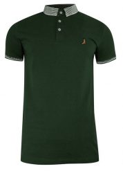 Koszulka POLO Zielona Bawełniana, Męska, Krótki Rękaw, z Kołnierzykiem, Casualowa -Brave Soul. Zielone bluzki z długim rękawem Brave Soul, l, bez wzorów, z bawełny, bez kołnierzyka, bez ramiączek. Za 79.00 zł.