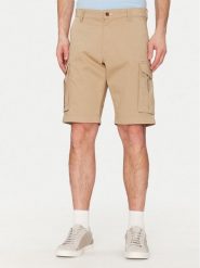 Gant Szorty materiałowe 205069 Beżowy Relaxed Fit. Brązowe szorty GANT, m, bez wzorów, z bawełny. Za 329.99 zł.