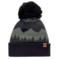 Czapka Unisex Dla Dorosłych Ronge. Czarne czapki zimowe Hi-tec, bez wzorów. Za 82.99 zł.