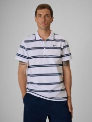 4F Koszulka polo regular męska - biała XL. Białe koszulki polo 4F, m, bez wzorów, z bawełny, bez kołnierzyka, bez ramiączek. Za 129.99 zł.