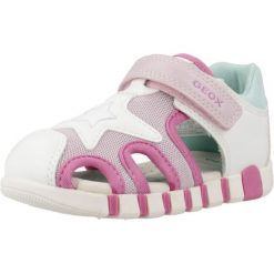 Sandały Geox Model B Sandal Iupidoo Gir Kolor Biały. Białe sandały Geox, z syntetyku, bez zapięcia. Za 189.99 zł.