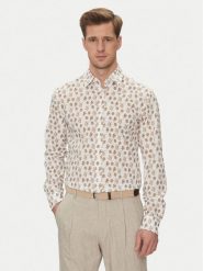 JOOP! Jeans Koszula 15 JJSH-138Hanson3 30045984 Beżowy Modern Fit. Brązowe koszule JOOP! Jeans, m, bez wzorów, z bawełny, bez kołnierzyka, bez ramiączek. Za 369.99 zł.