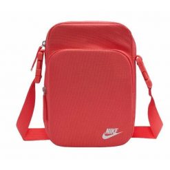 Saszetka na ramię Nike Nk Heritage Crossbody. Czerwone torby na ramię Nike, bez wzorów, na ramię, bez dodatków. Za 110.99 zł.