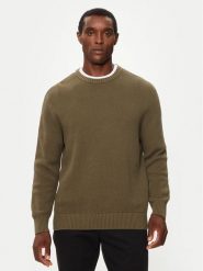 Selected Homme Sweter 16094552 Zielony Relaxed Fit. Zielone swetry rozpinane Selected Homme, m, bez wzorów, z bawełny, bez kołnierzyka, bez ramiączek. Za 132.99 zł.